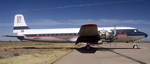 International Air Response DC-7B N4887C, Coolidge Fly-in, February 4, 2012